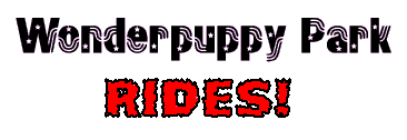 Wonderpuppy Park Rides!