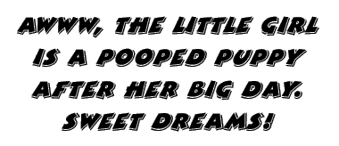 Sweet dreams Little Girl